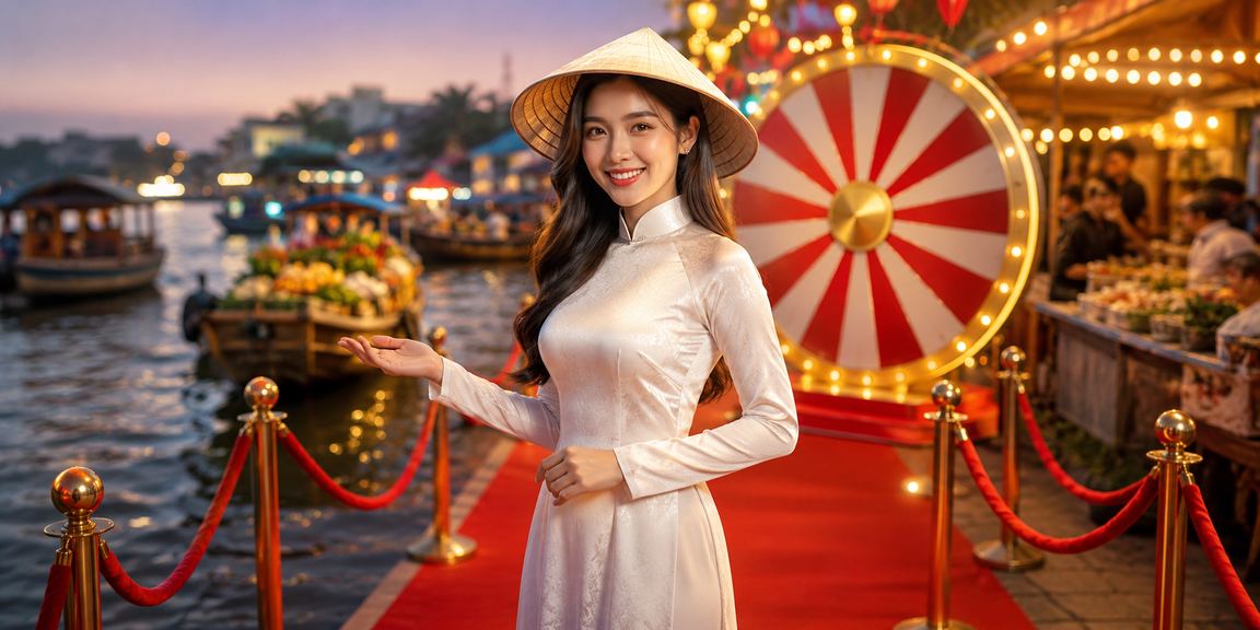 Quang cảnh chợ đêm Cần Thơ nhộn nhịp với người chơi giải trí và theo dõi xổ số buổi tối