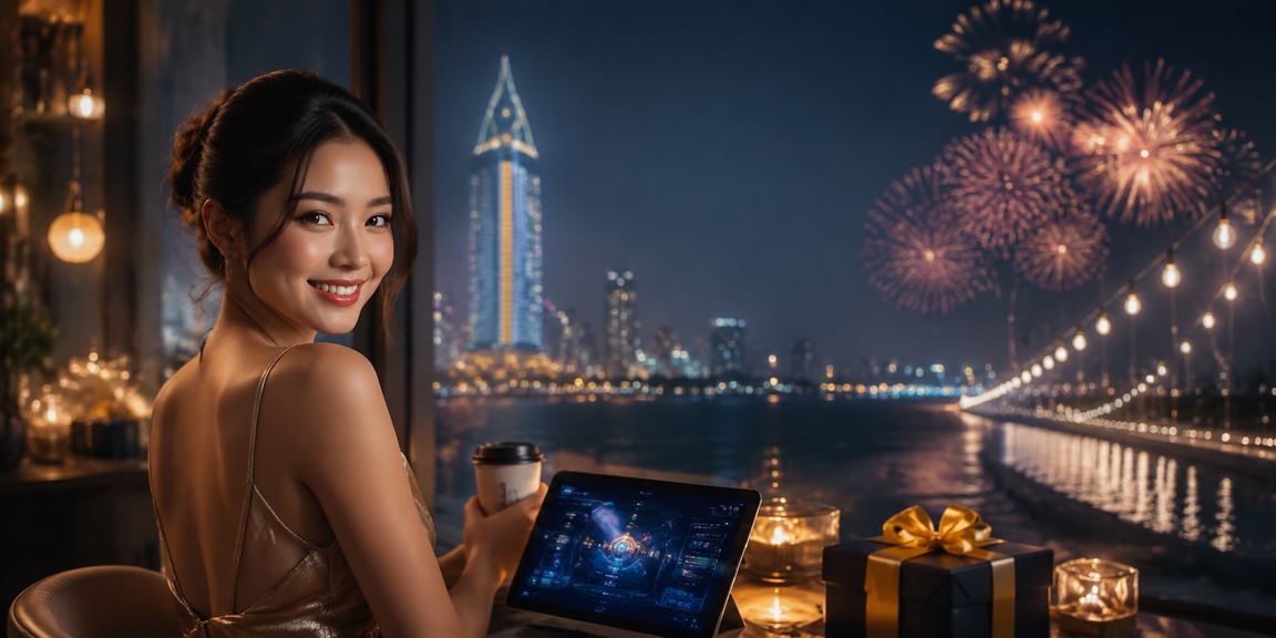Người dùng TP. Hồ Chí Minh xem khuyến mãi cos2x trên điện thoại tại quán cà phê
